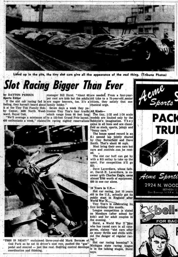Tiny Tim Hobby Center - 1966 Tiny Tim Article From Dave Dobner (newer photo)